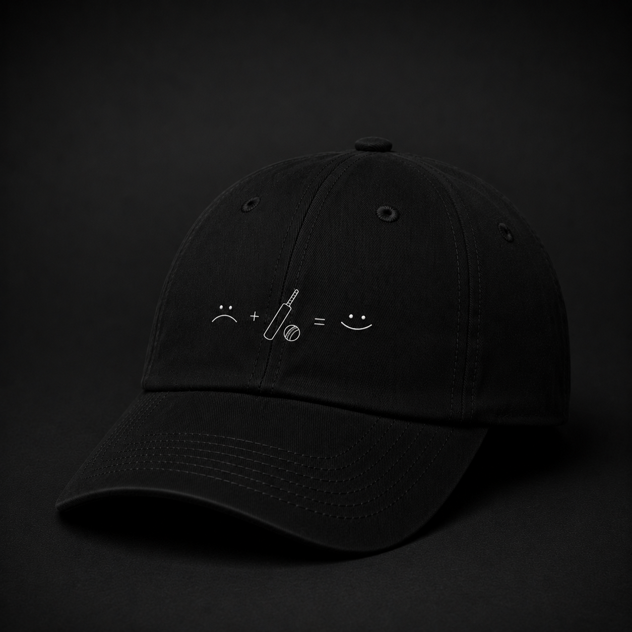 Happy emoji DTF baseball cap