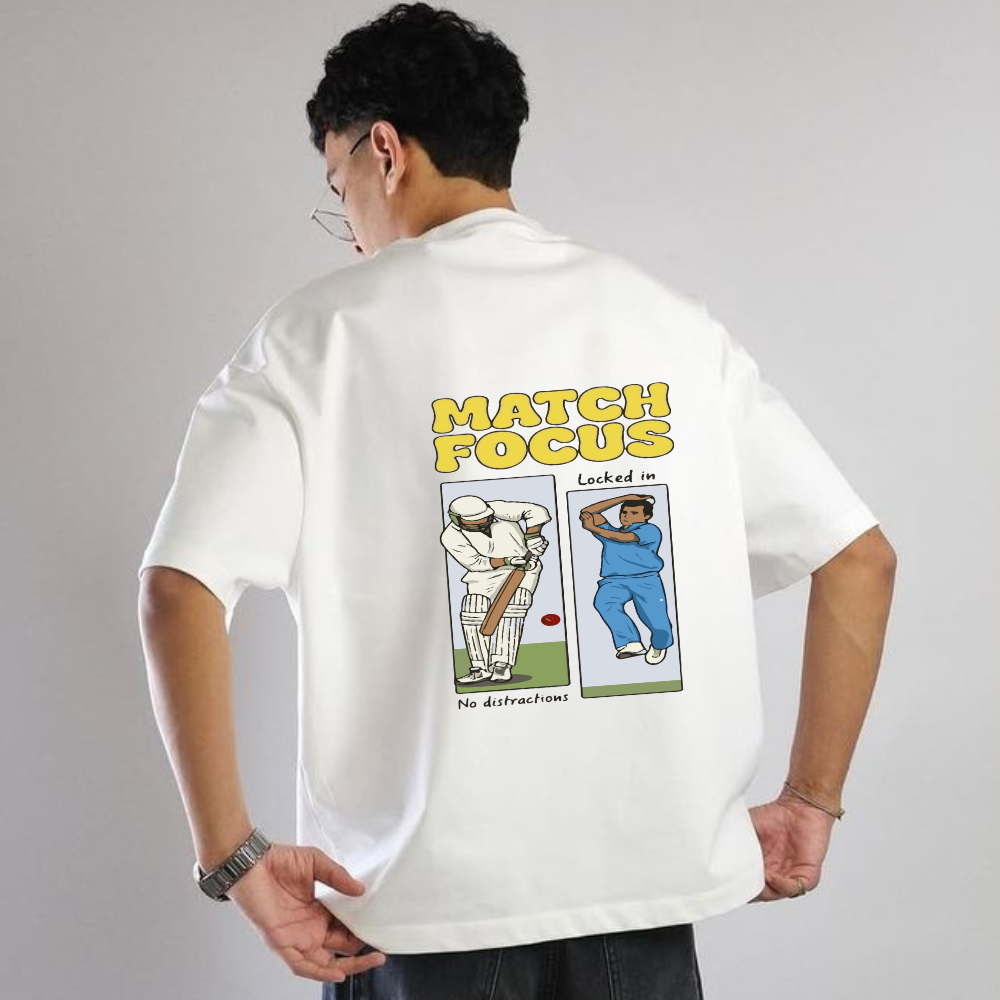 Match focus_oversized back classic tee