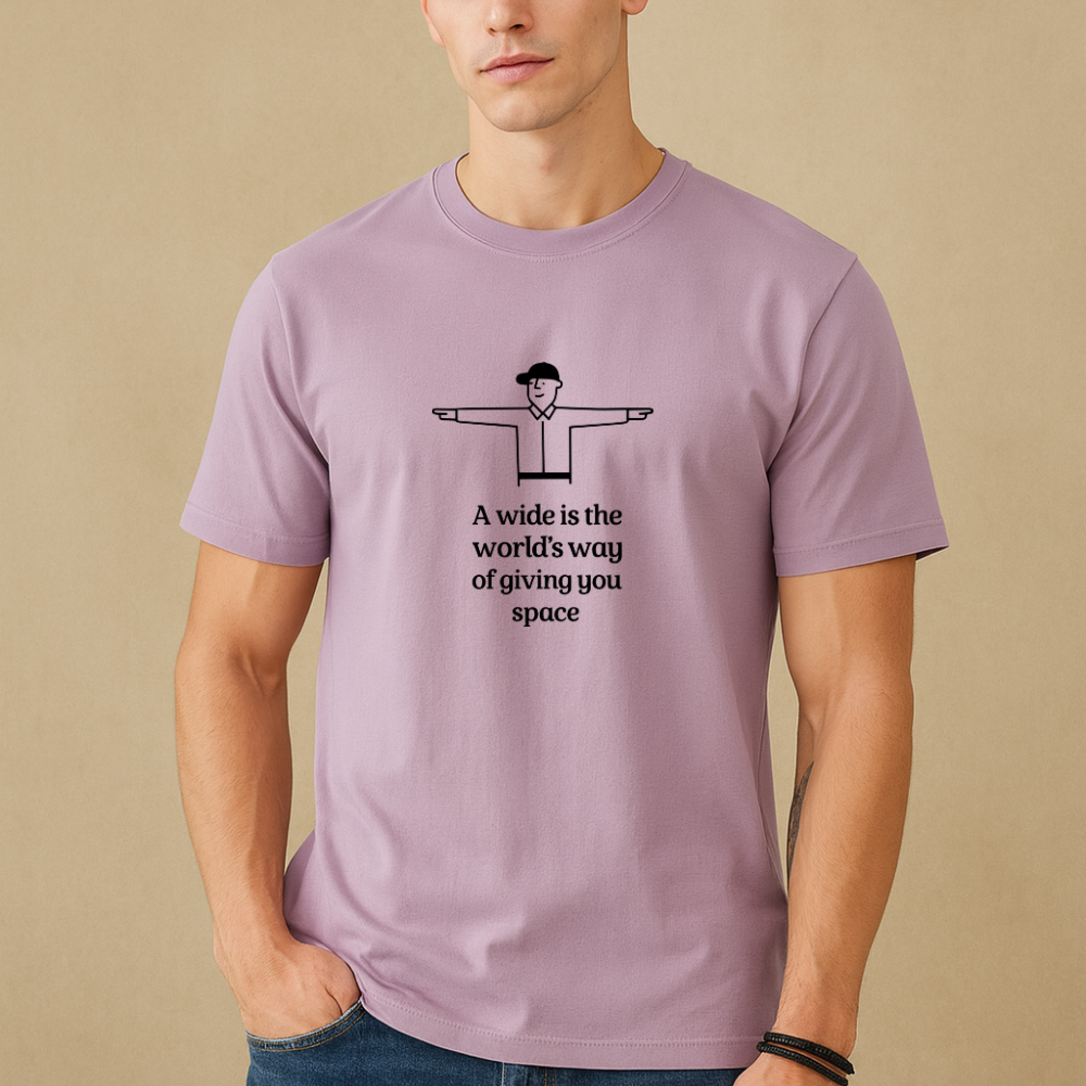 Wide unisex classic tee