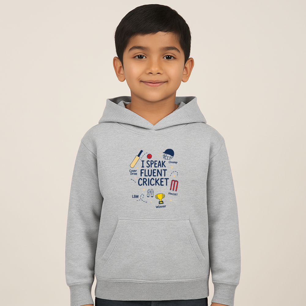 Fluent cricket kids hoodie