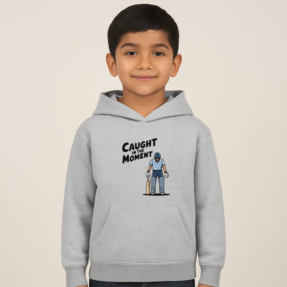 Caught in the moment kids hoodie