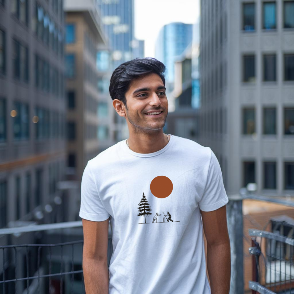 Cricket abstract unisex classic tee