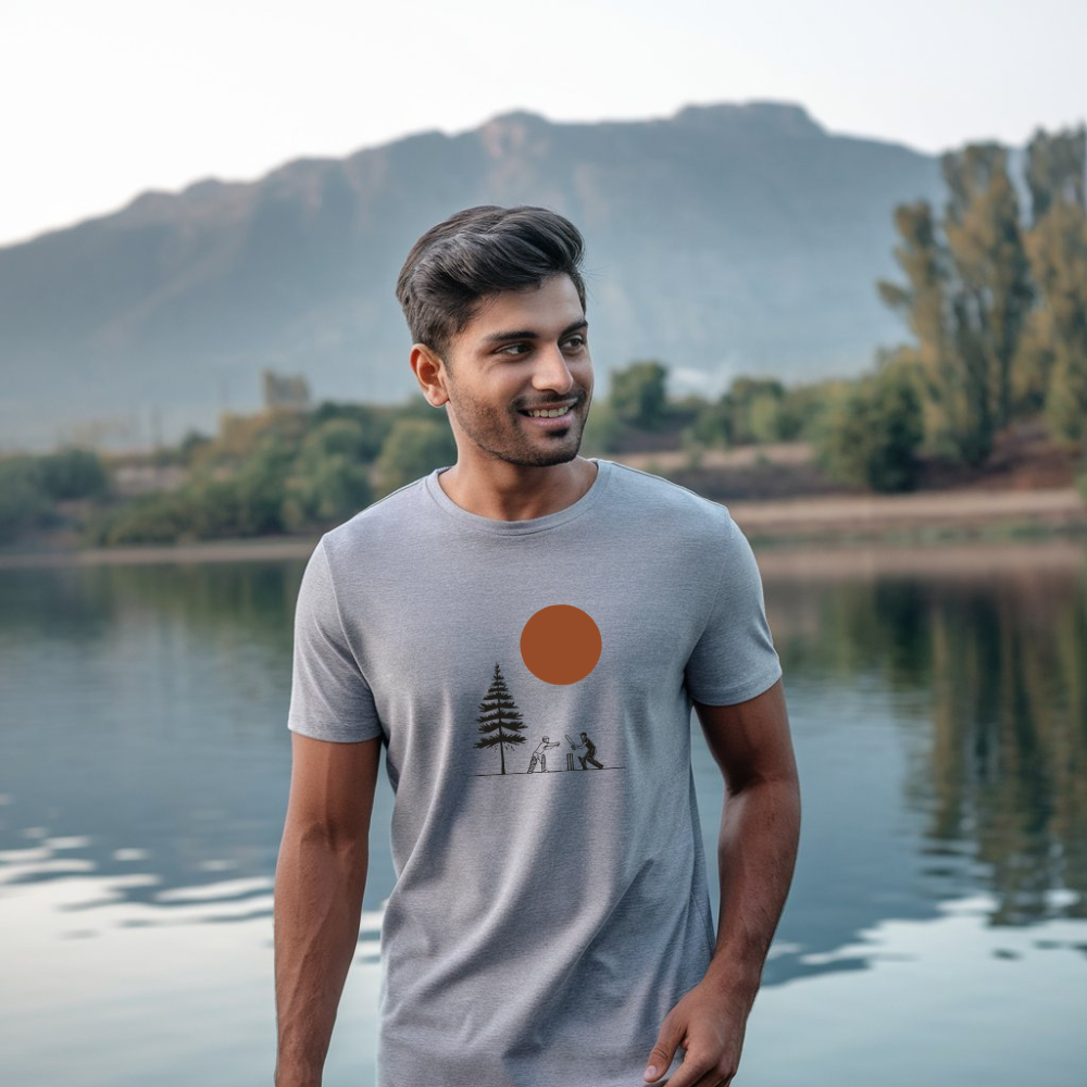 Cricket abstract unisex classic tee