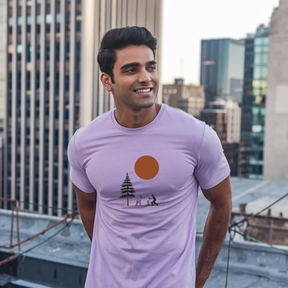 Cricket abstract unisex classic tee