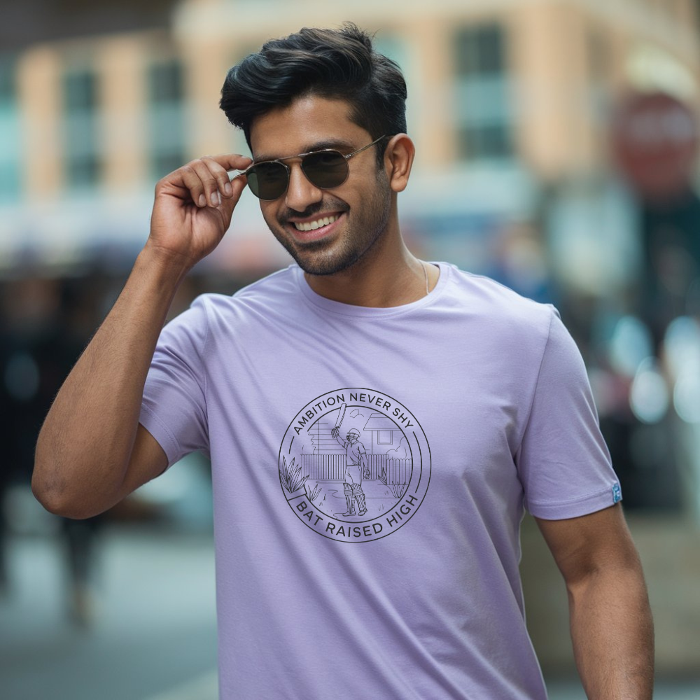 Bat raised high unisex classic tee