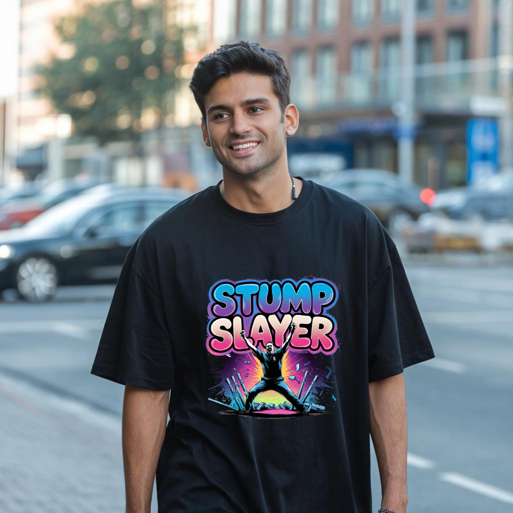Stump slayer_Oversized front classic tee