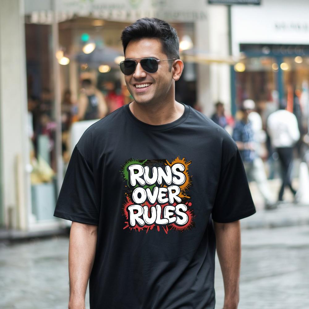 Runs over rules_Oversized front classic tee