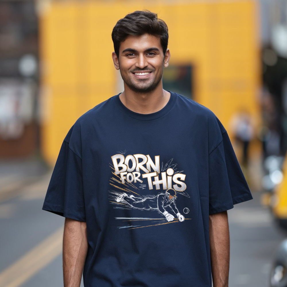 Born for this_Oversized front classic tee