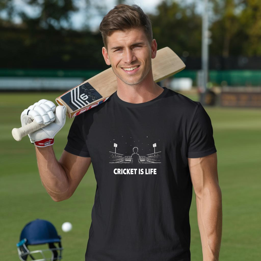 Cricket is life unisex classic tee