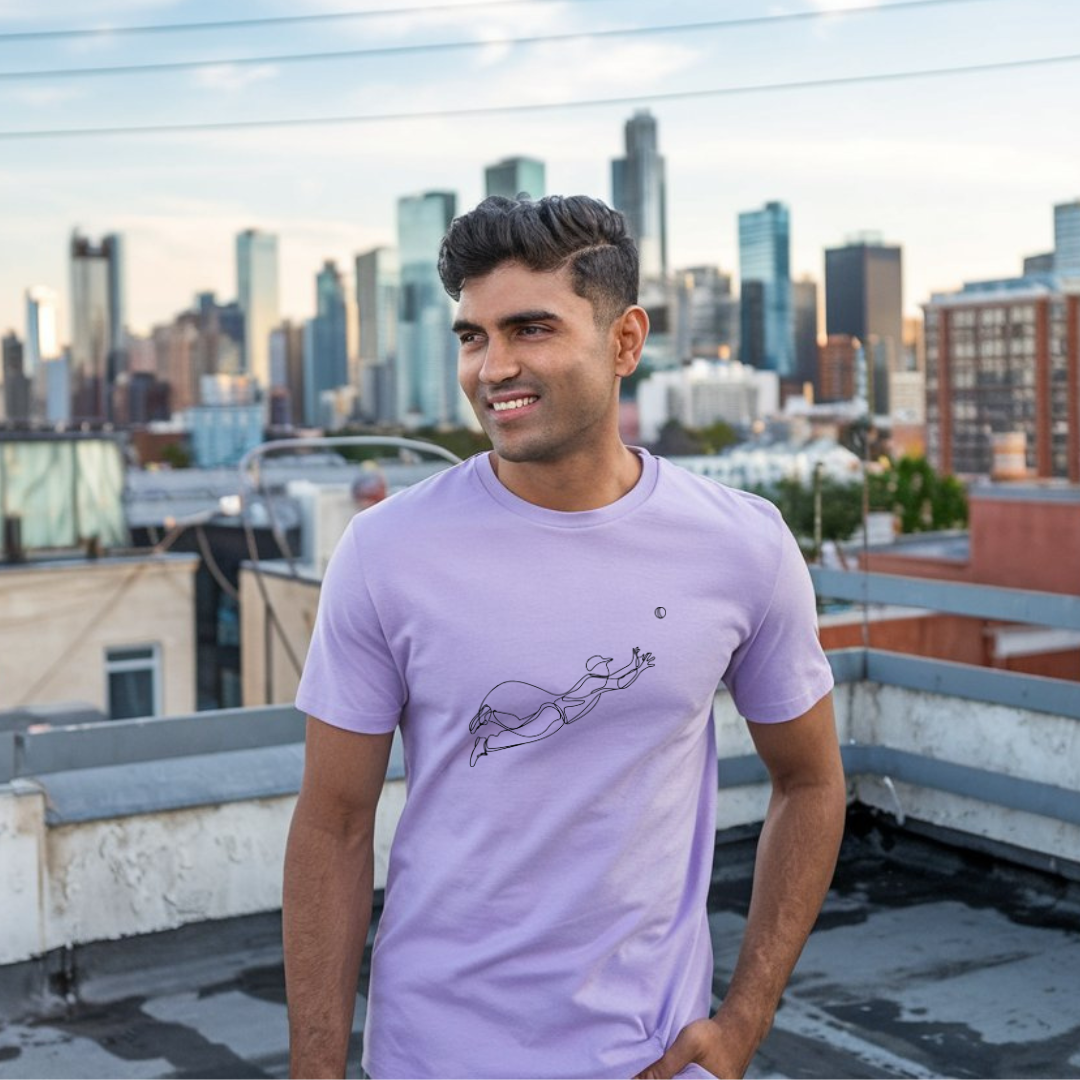 Minimal fielder unisex classic tee
