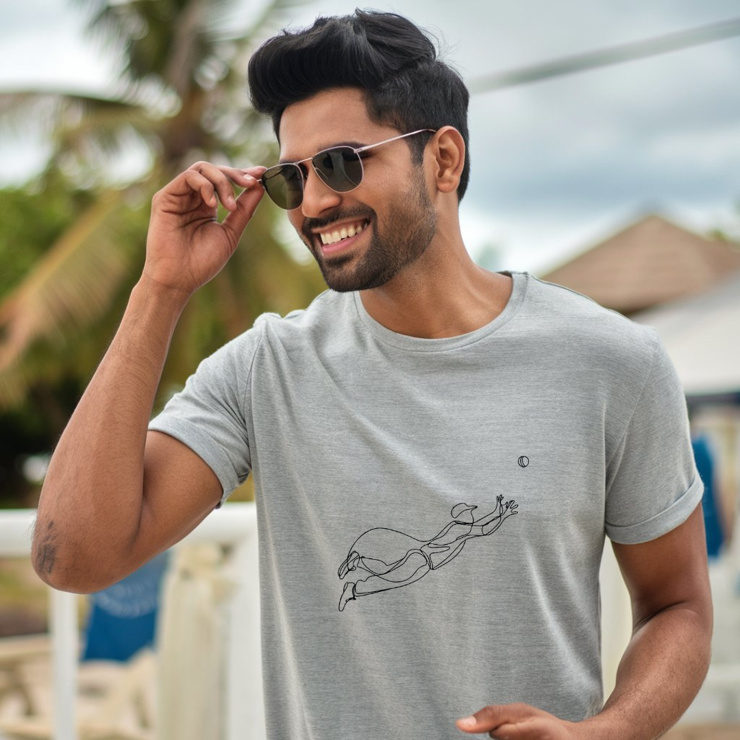 Minimal fielder unisex classic tee