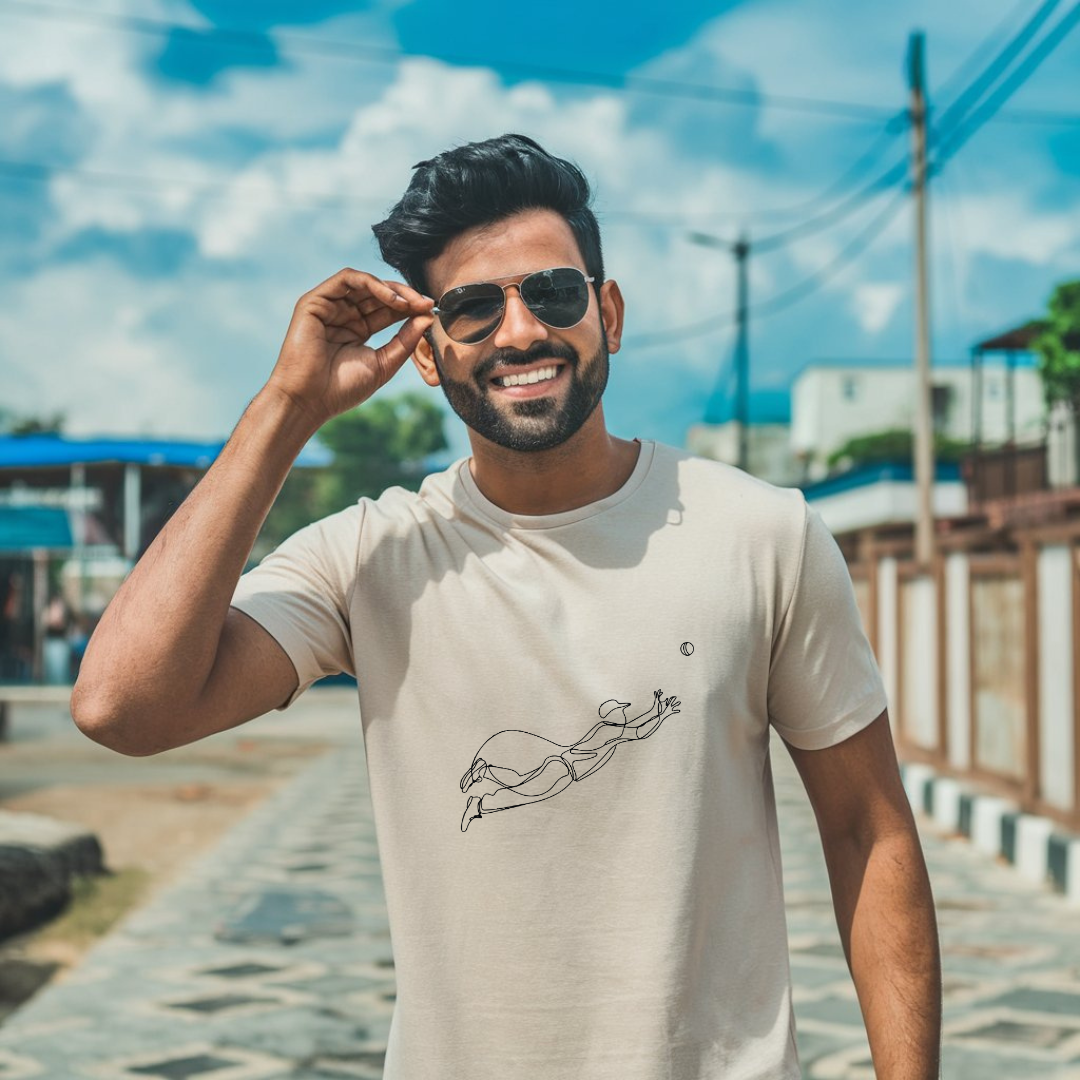 Minimal fielder unisex classic tee