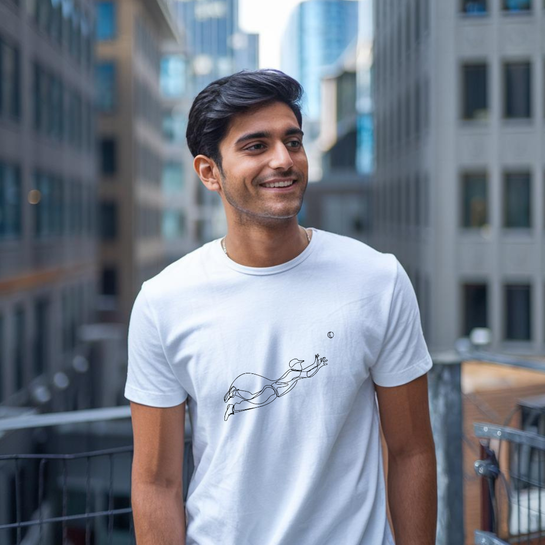 Minimal fielder unisex classic tee