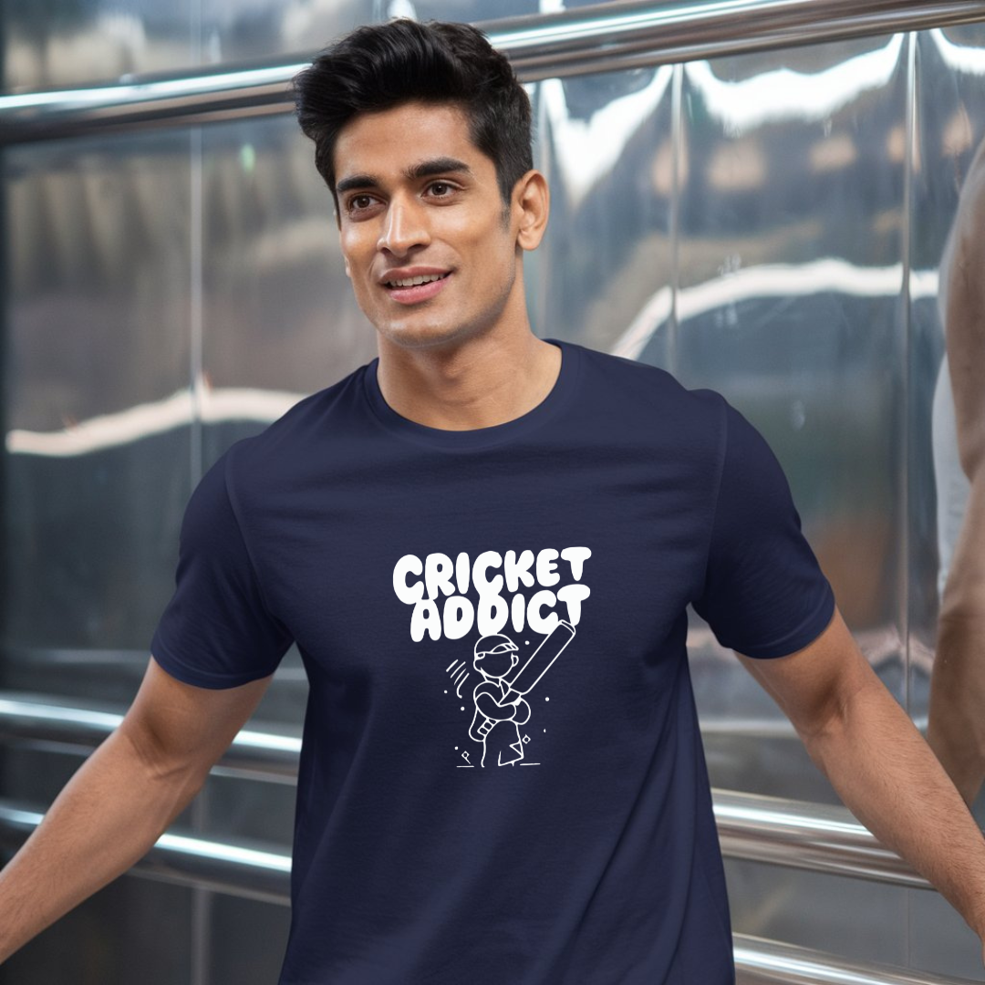 Cricket addict unisex classic tee
