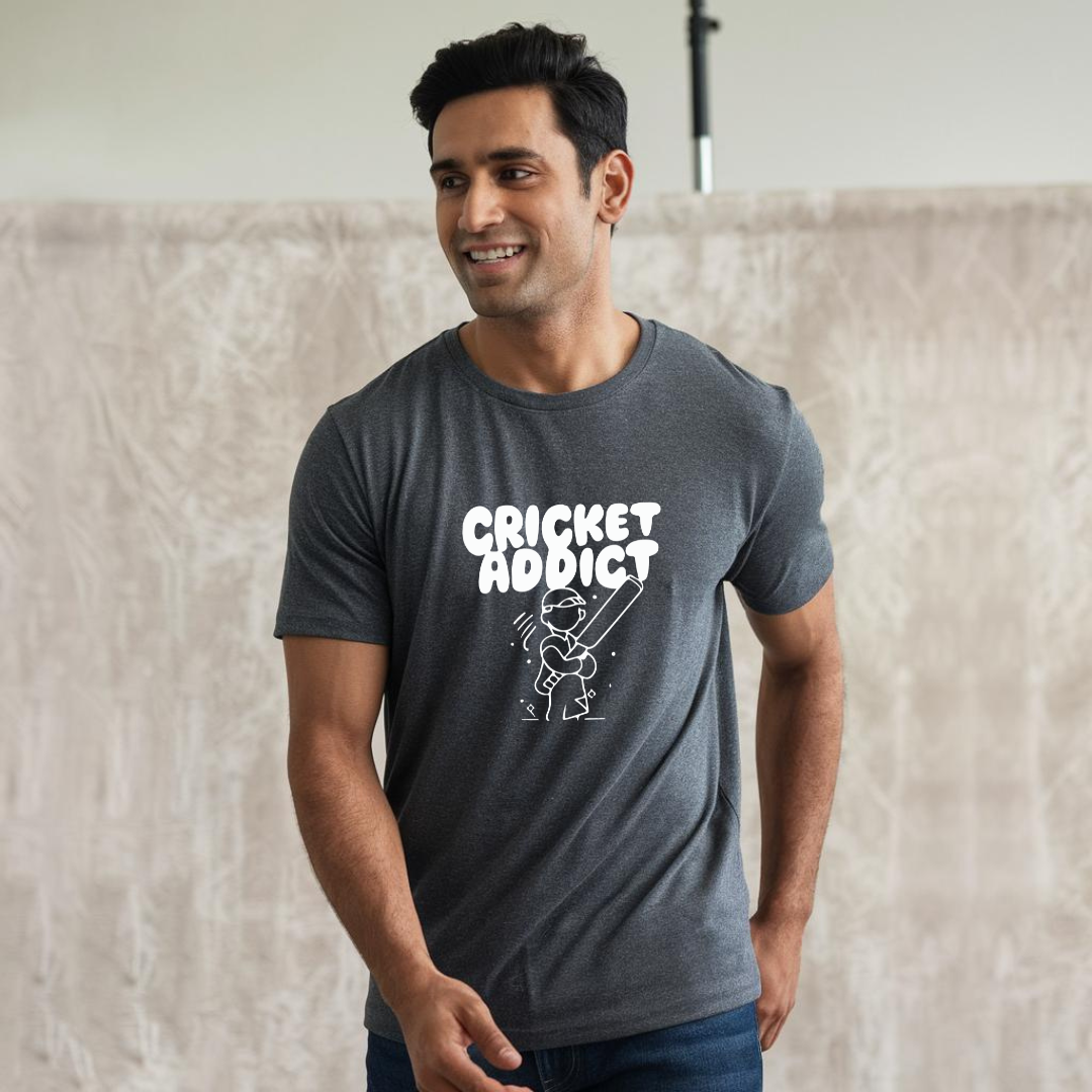 Cricket addict unisex classic tee
