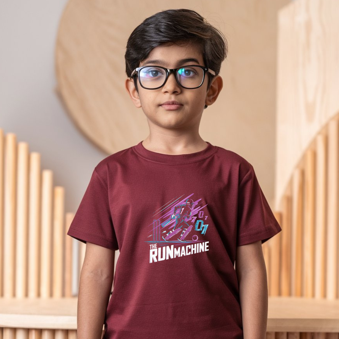 Run machine kids classic tee