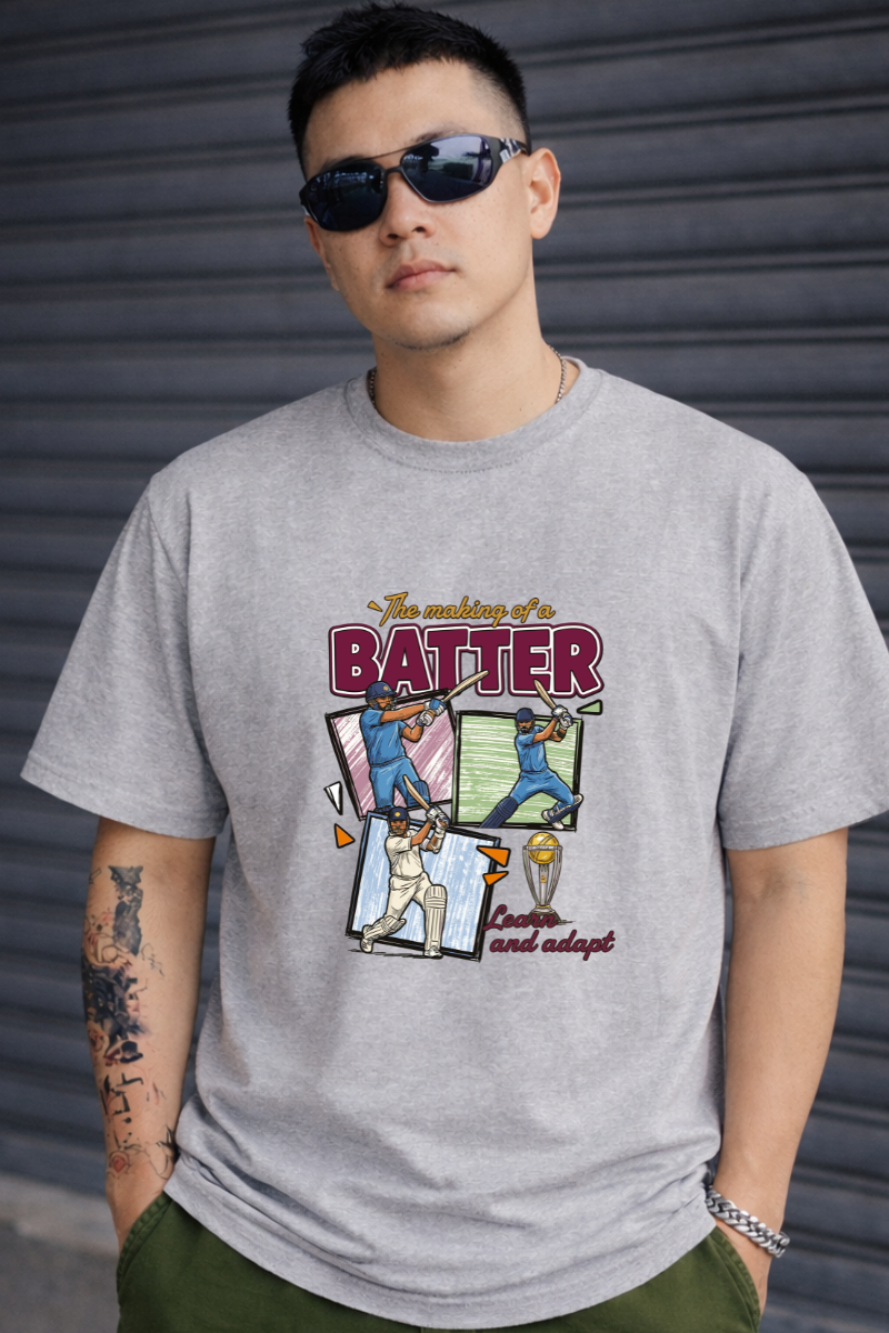 Making oversized front classic tee