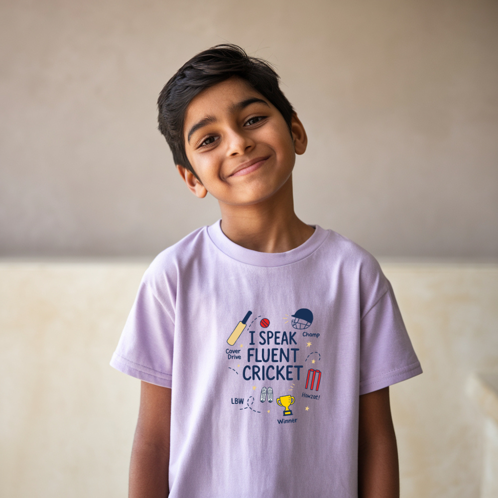 Fluent cricket kids classic tee