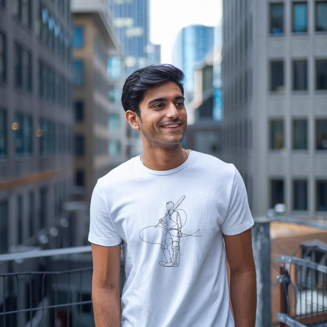 Batter line art unisex classic tee