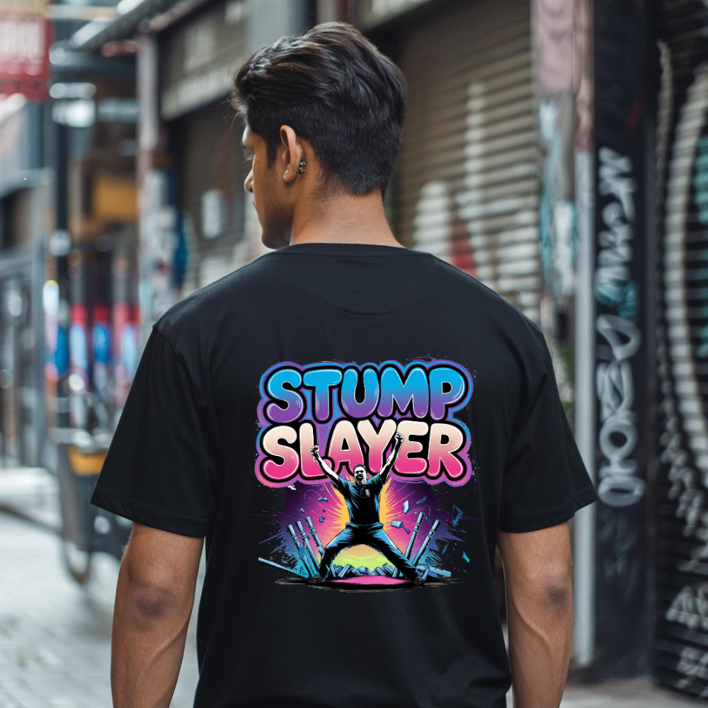 Stumps Slayer_Oversized Back classic tee
