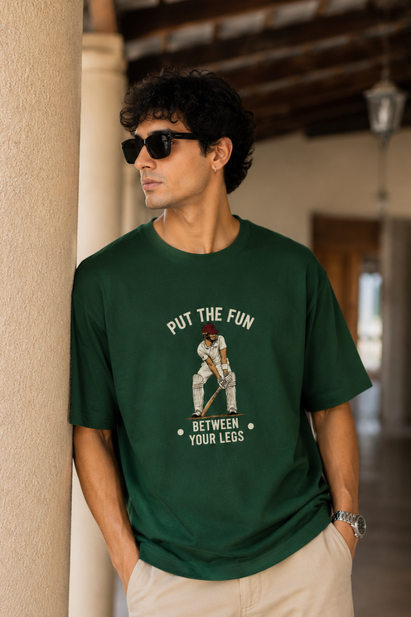 Put the fun Oversized Front Classic Tee