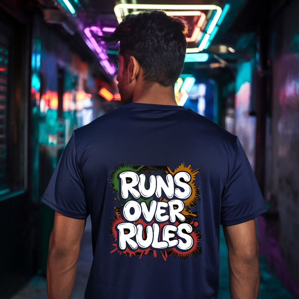 Runs over rules_Oversized Back classic tee