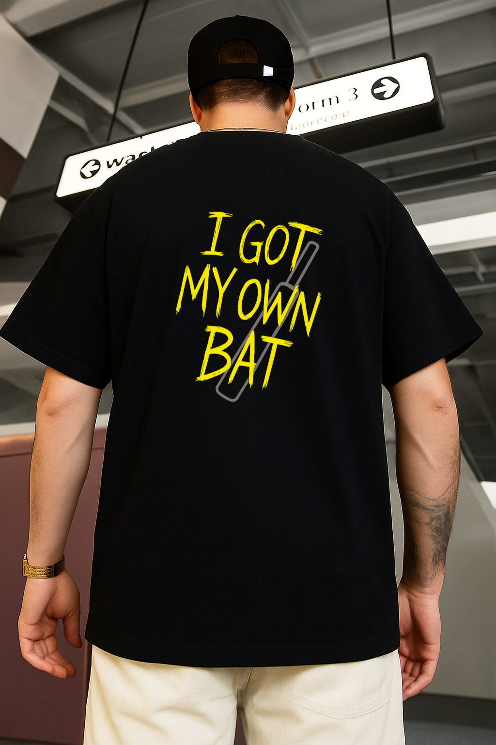 Own Bat_Oversized Back classic tee
