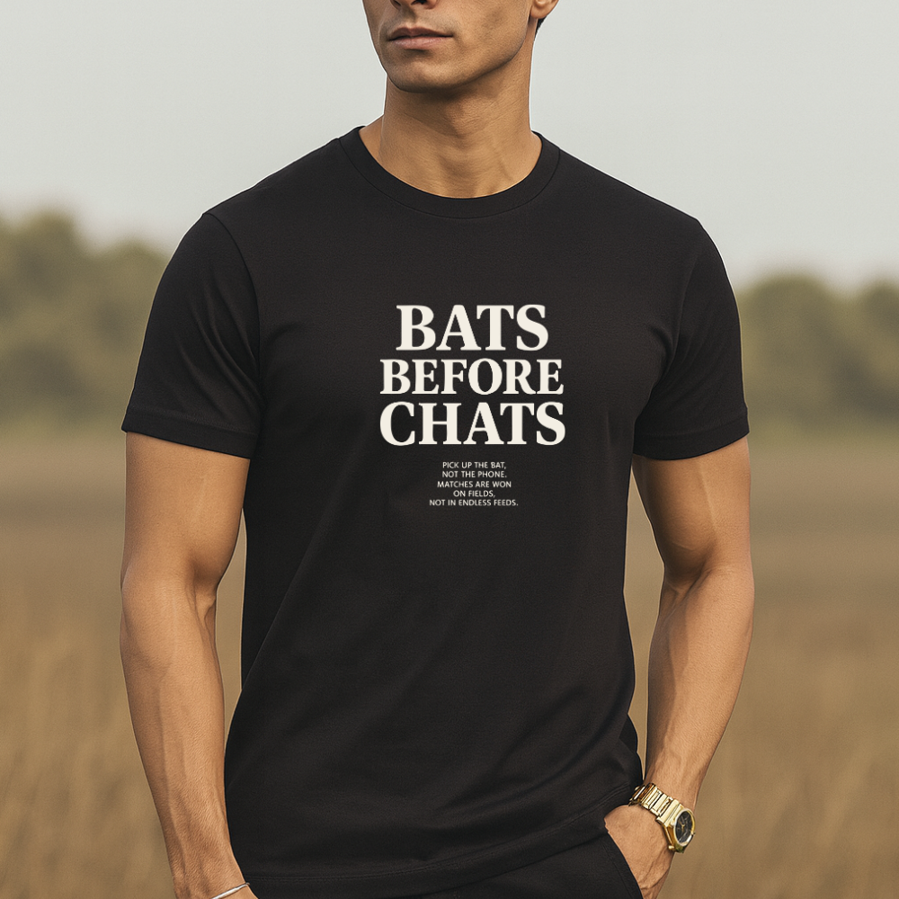 Bats before chats Unisex Classic Tee