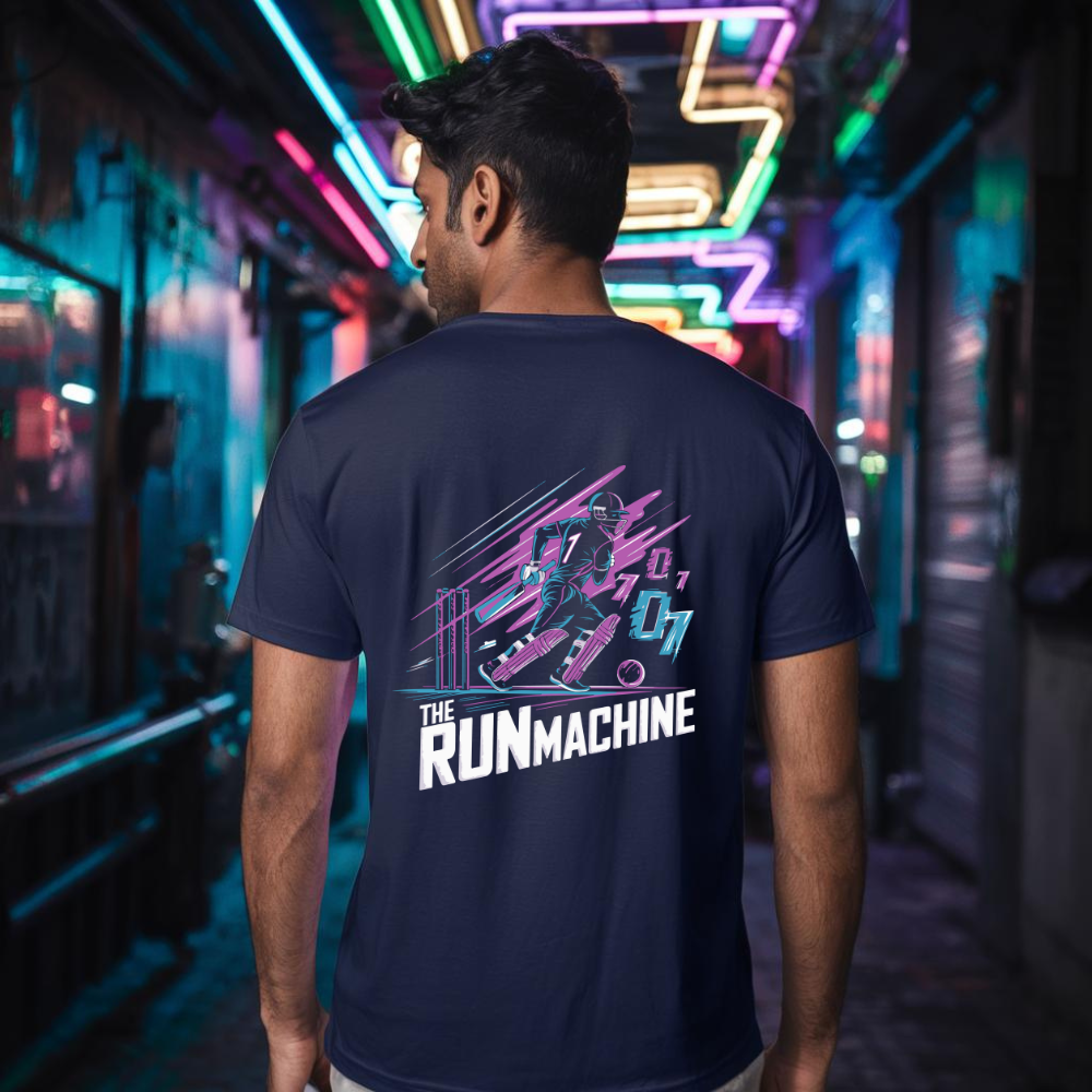 Run Machine_Oversized Back classic tee