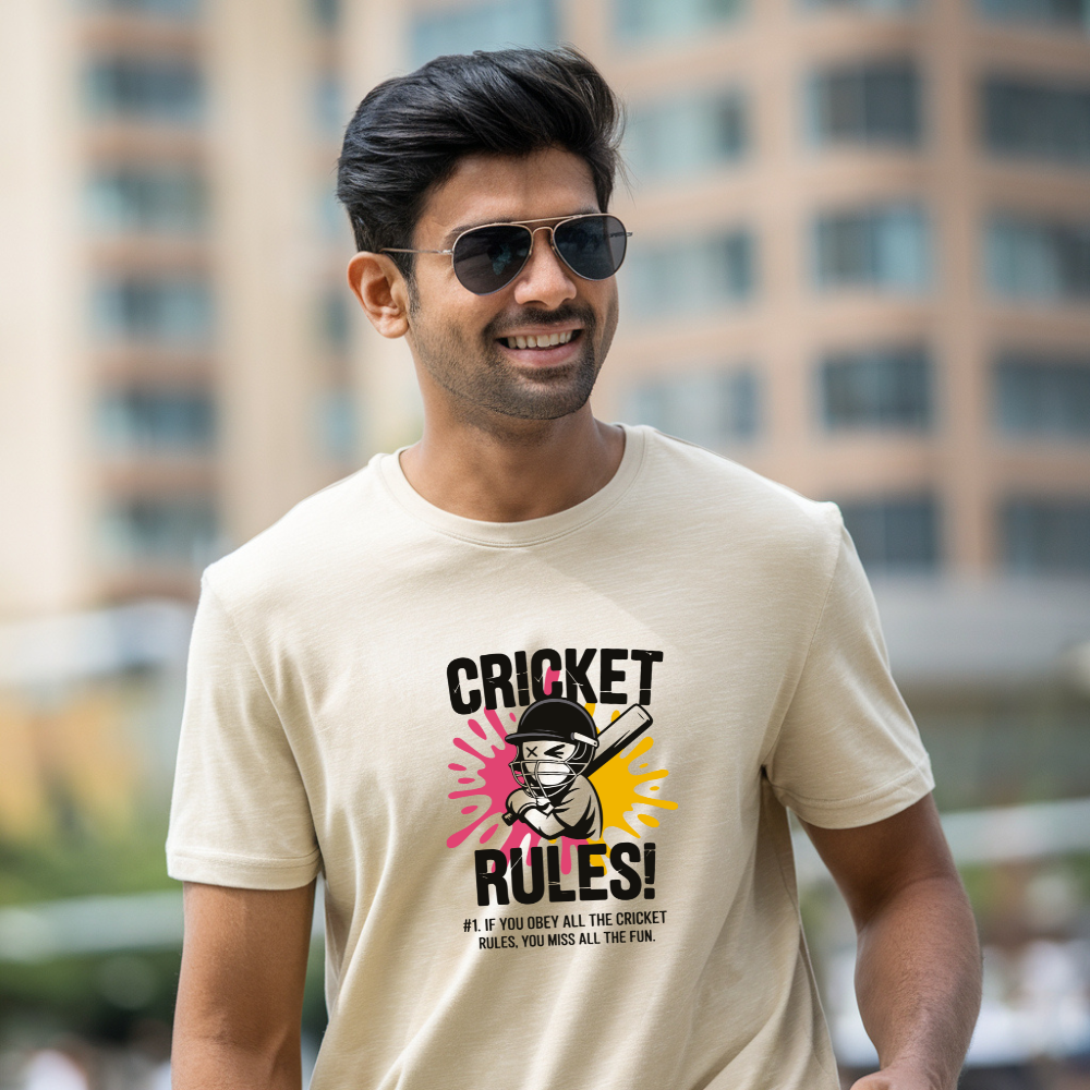 Cricket rules unisex classic tee