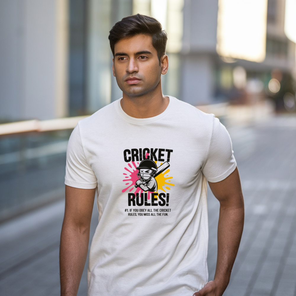 Cricket rules unisex classic tee