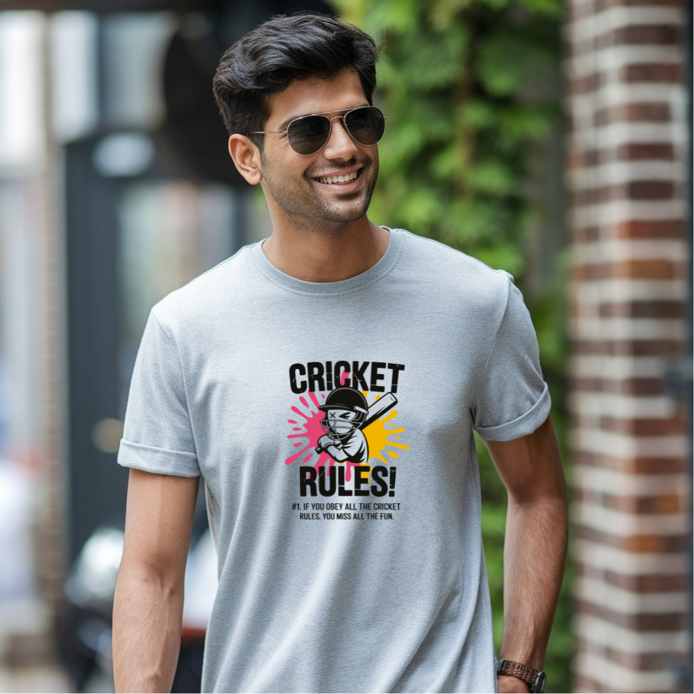 Cricket rules unisex classic tee