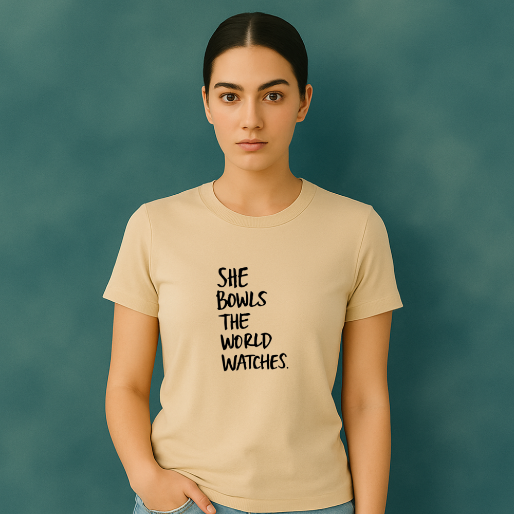 World watches women's classic tee