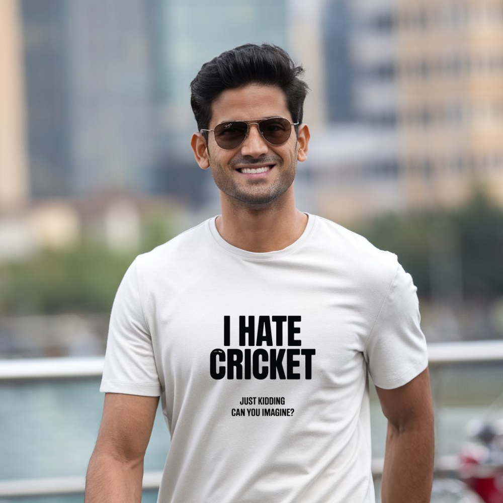 I hate cricket unisex classic tee
