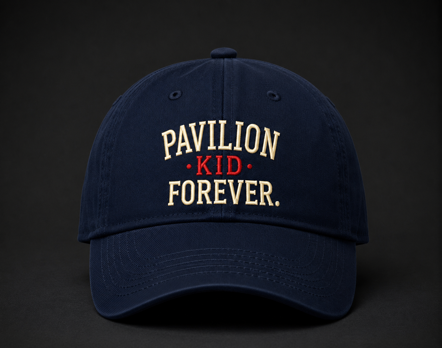 Pavilion kid embroidered baseball cap