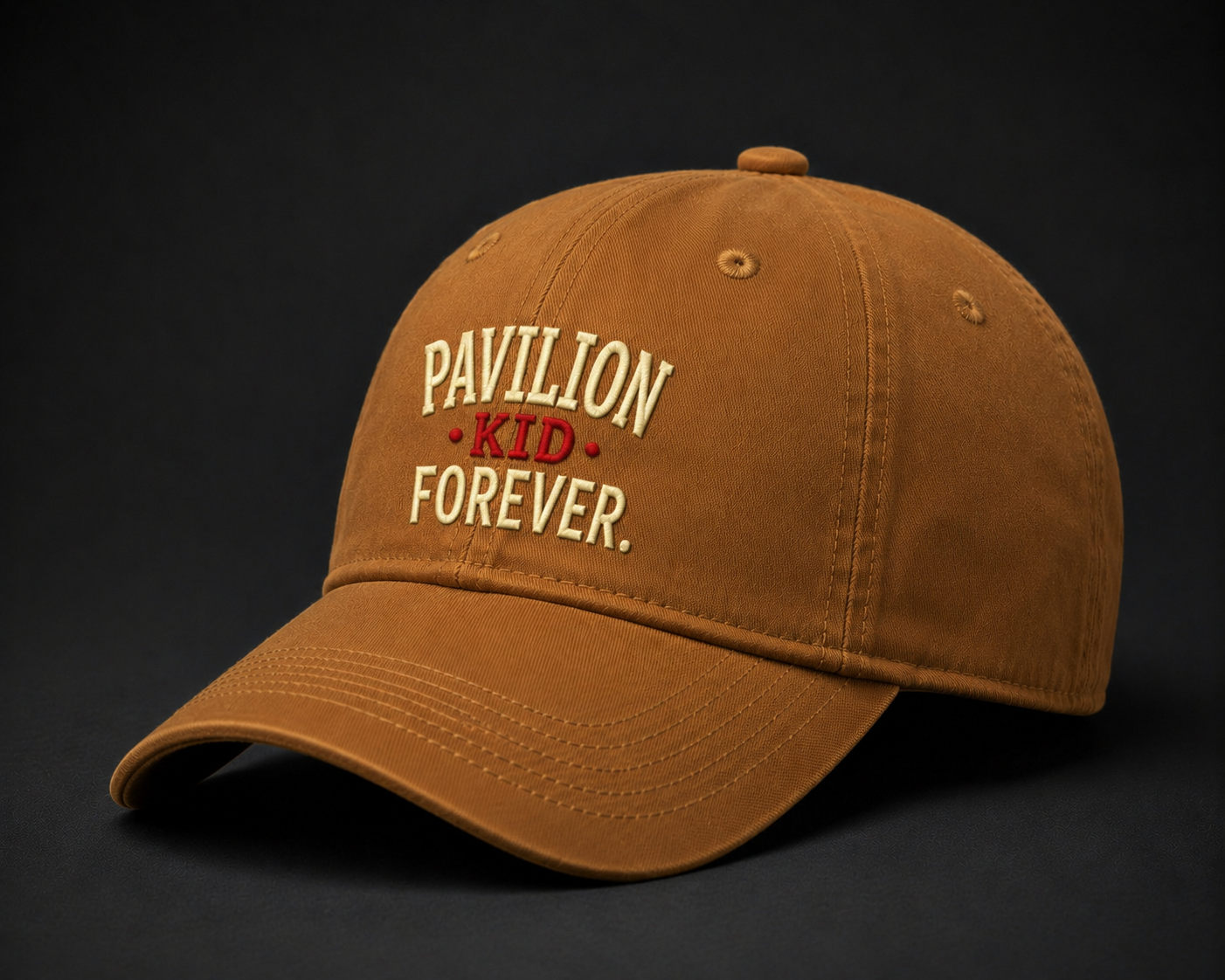 Pavilion kid embroidered baseball cap