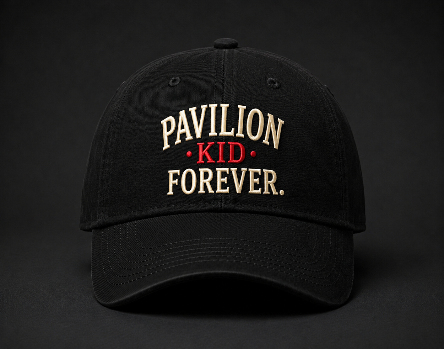 Pavilion kid embroidered baseball cap