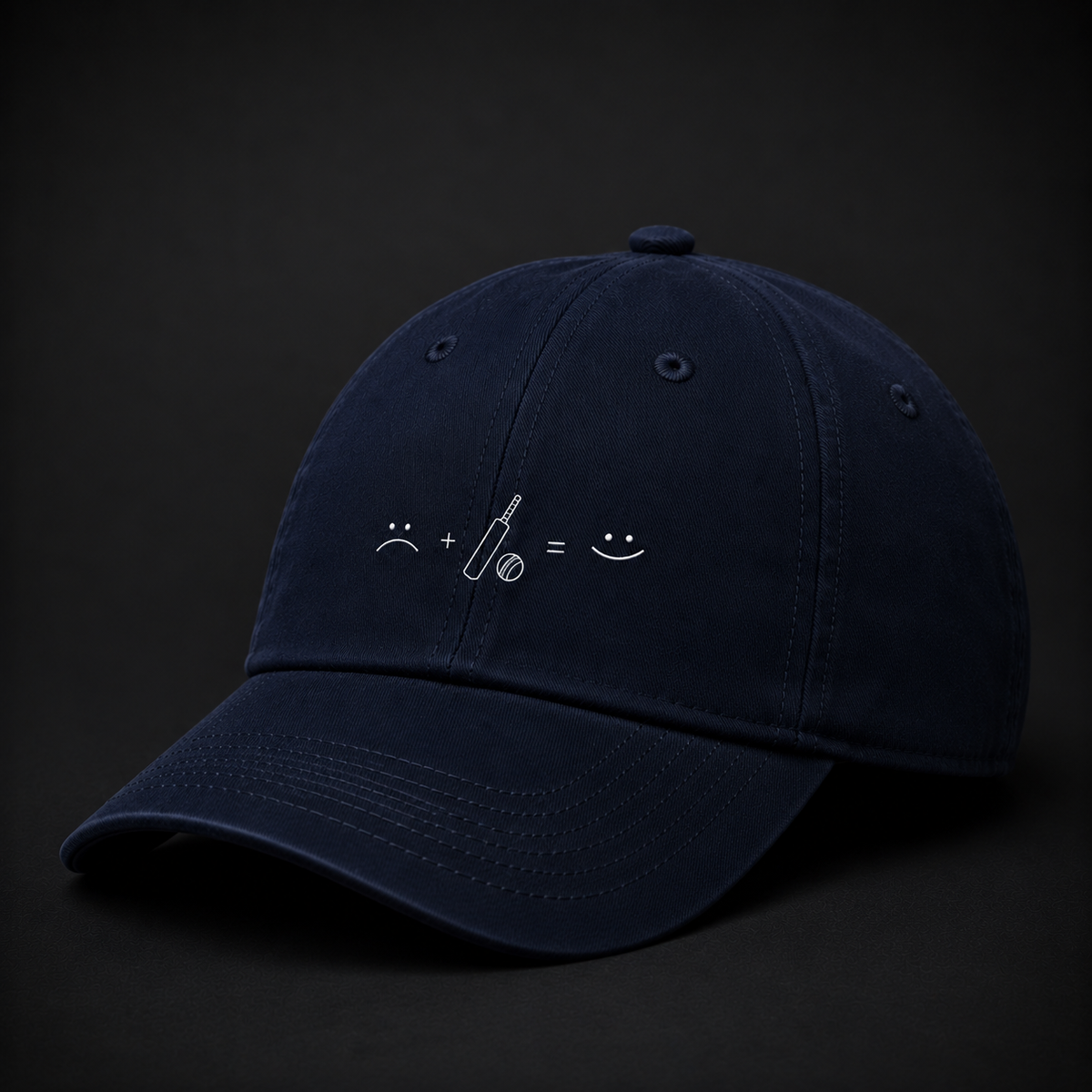Happy emoji DTF baseball cap