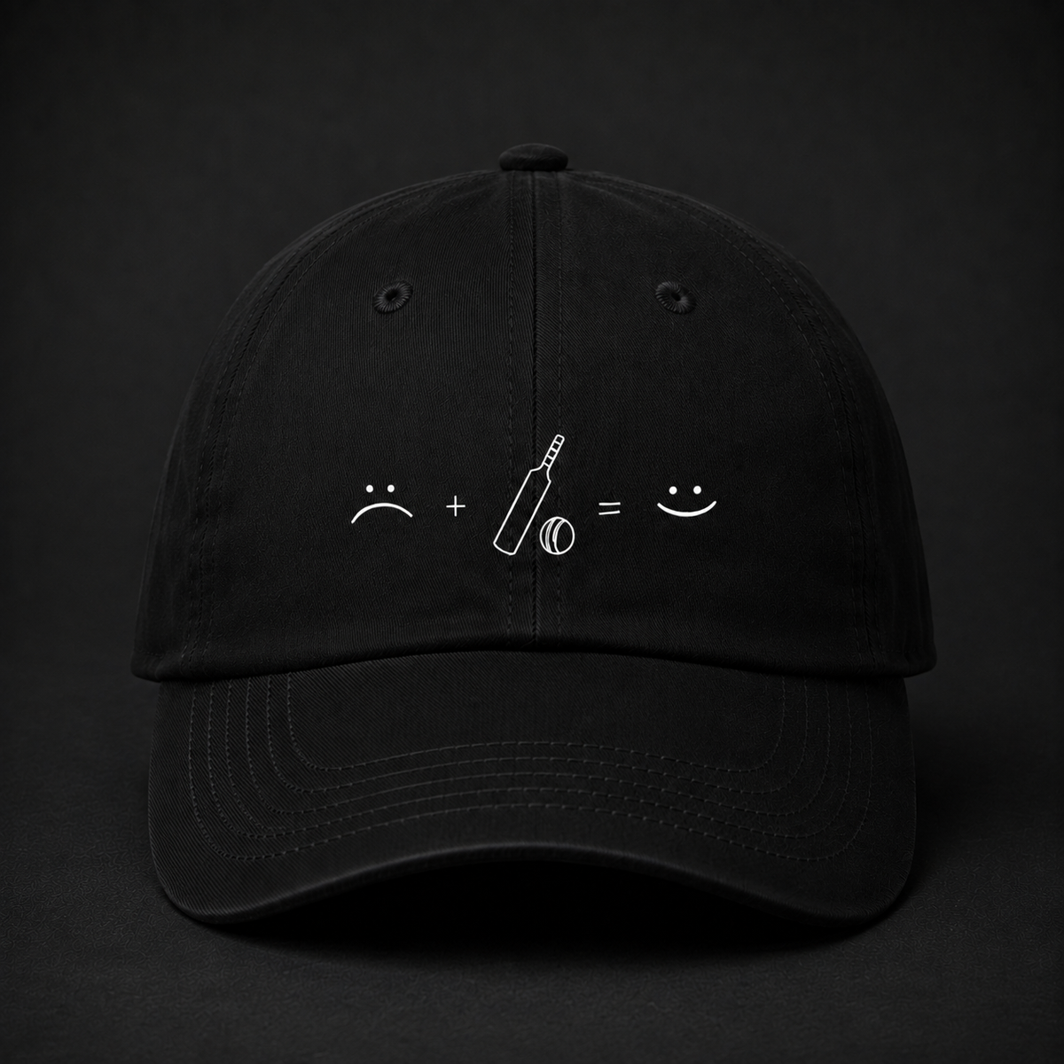 Happy emoji DTF baseball cap