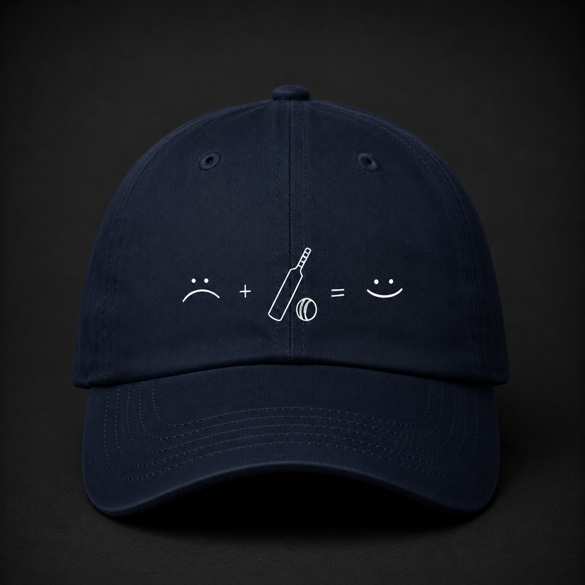 Happy emoji DTF baseball cap
