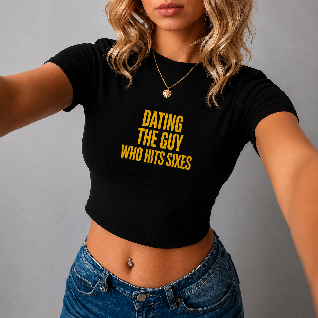 Dating baby tee for women