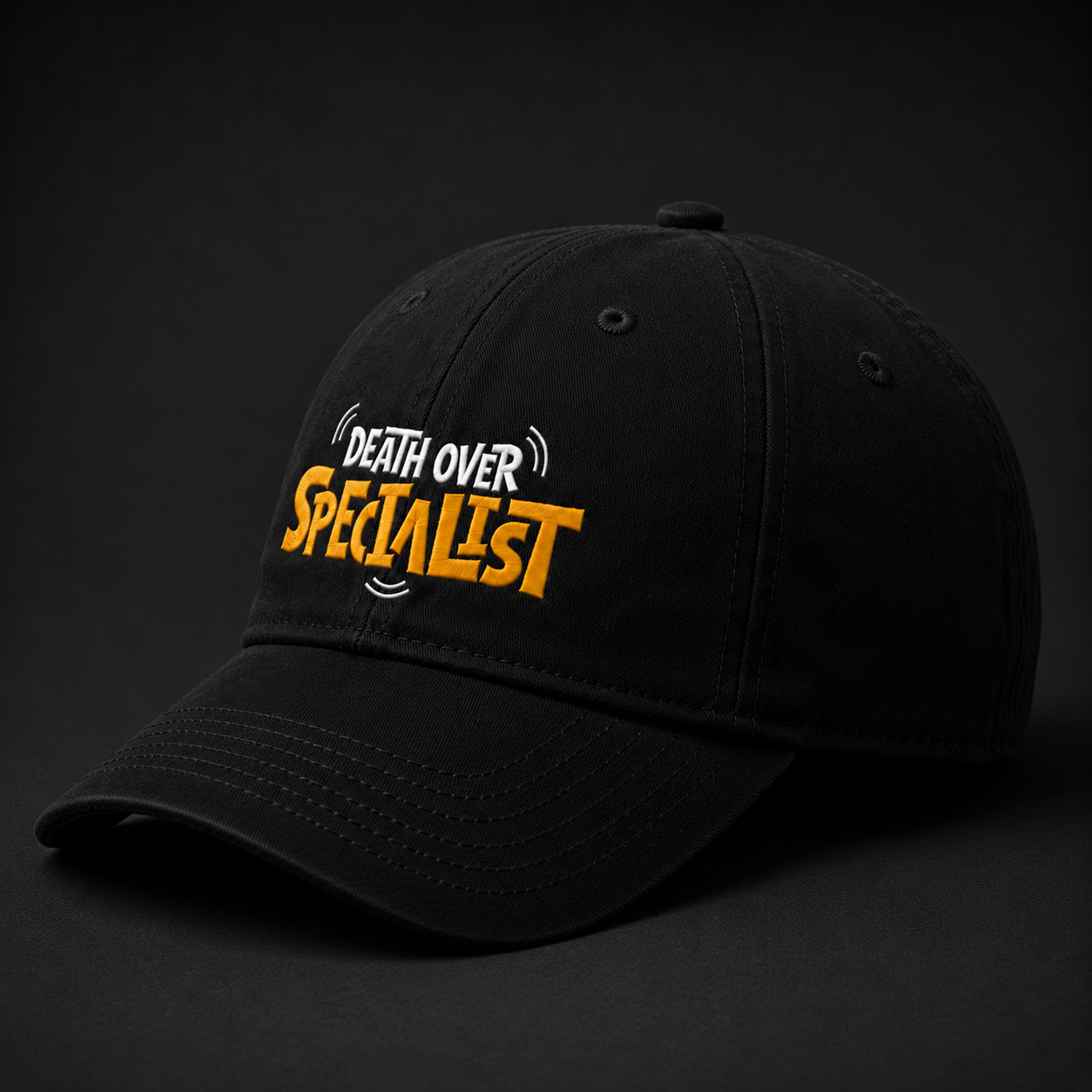 Specialist embroidered baseball cap