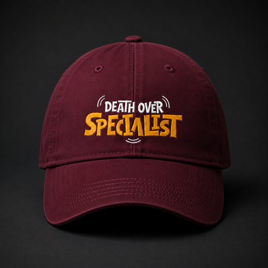 Specialist embroidered baseball cap