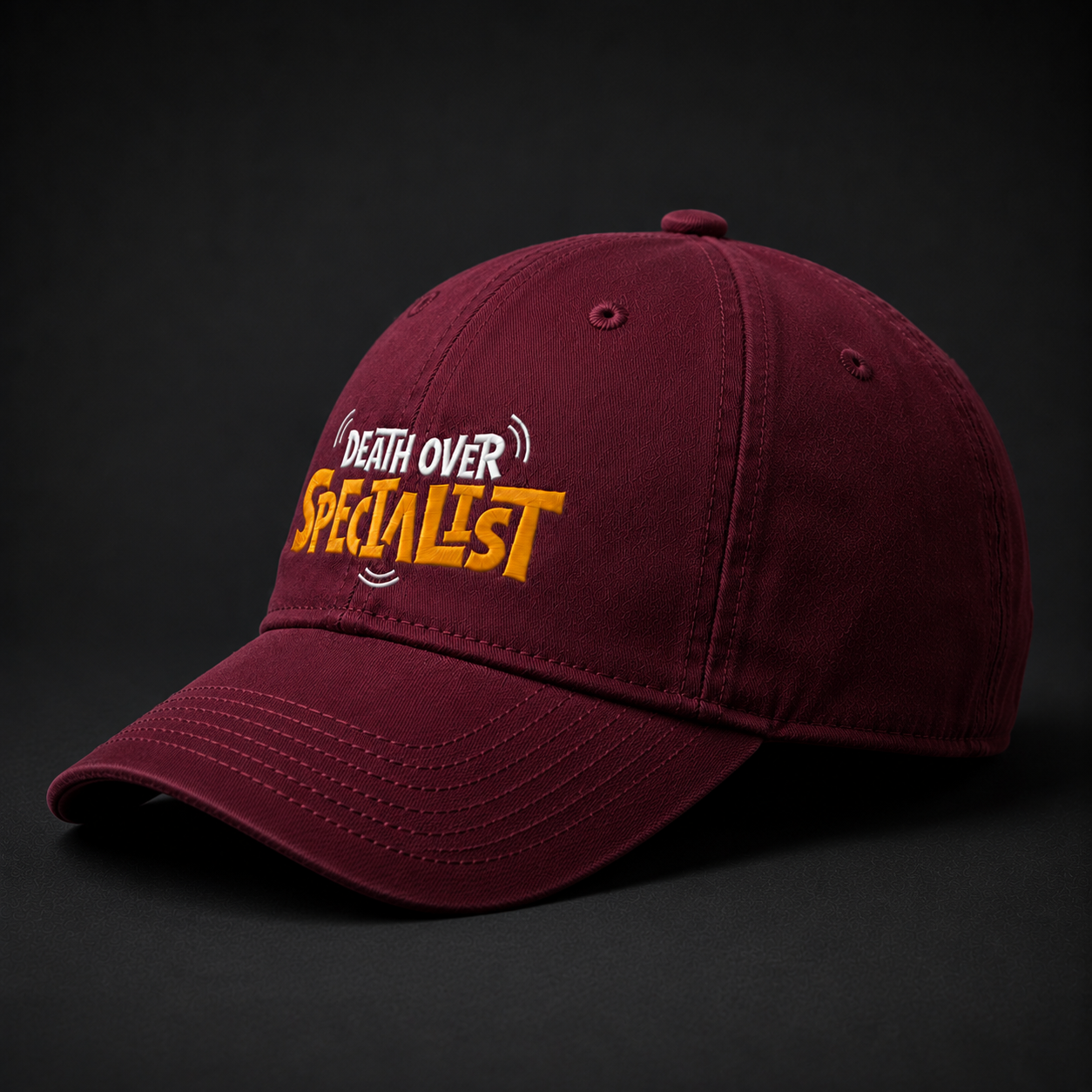 Specialist embroidered baseball cap