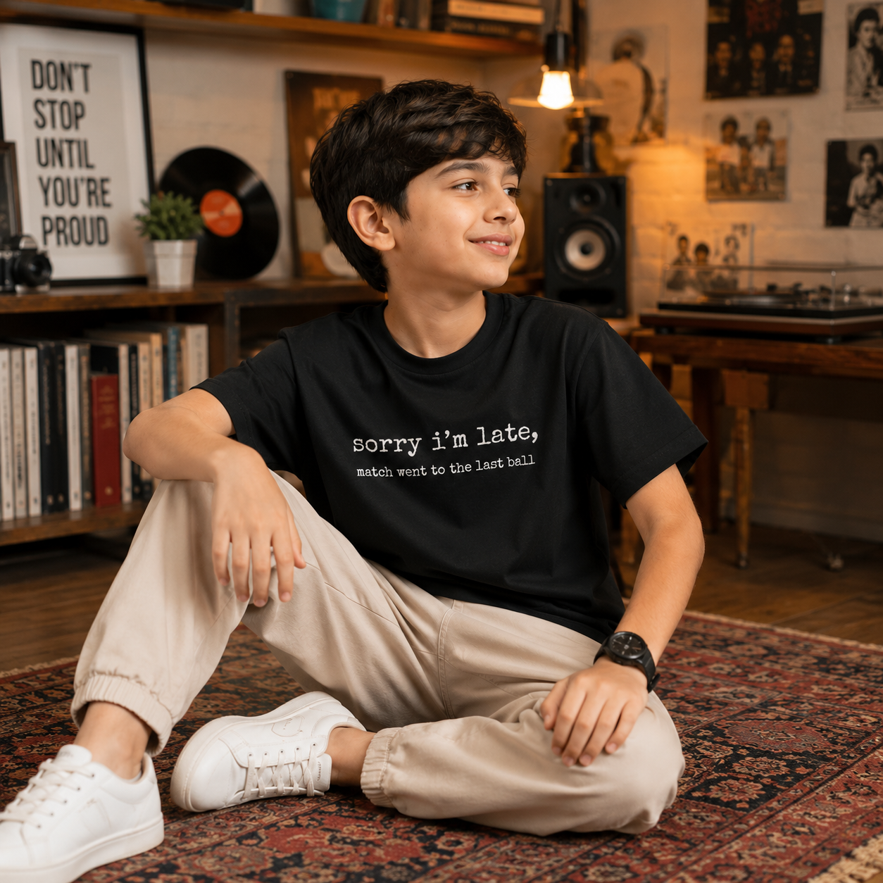 I'm late  kids classic tee