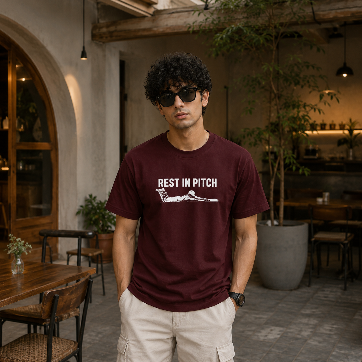Rest in pitch unisex classic tee