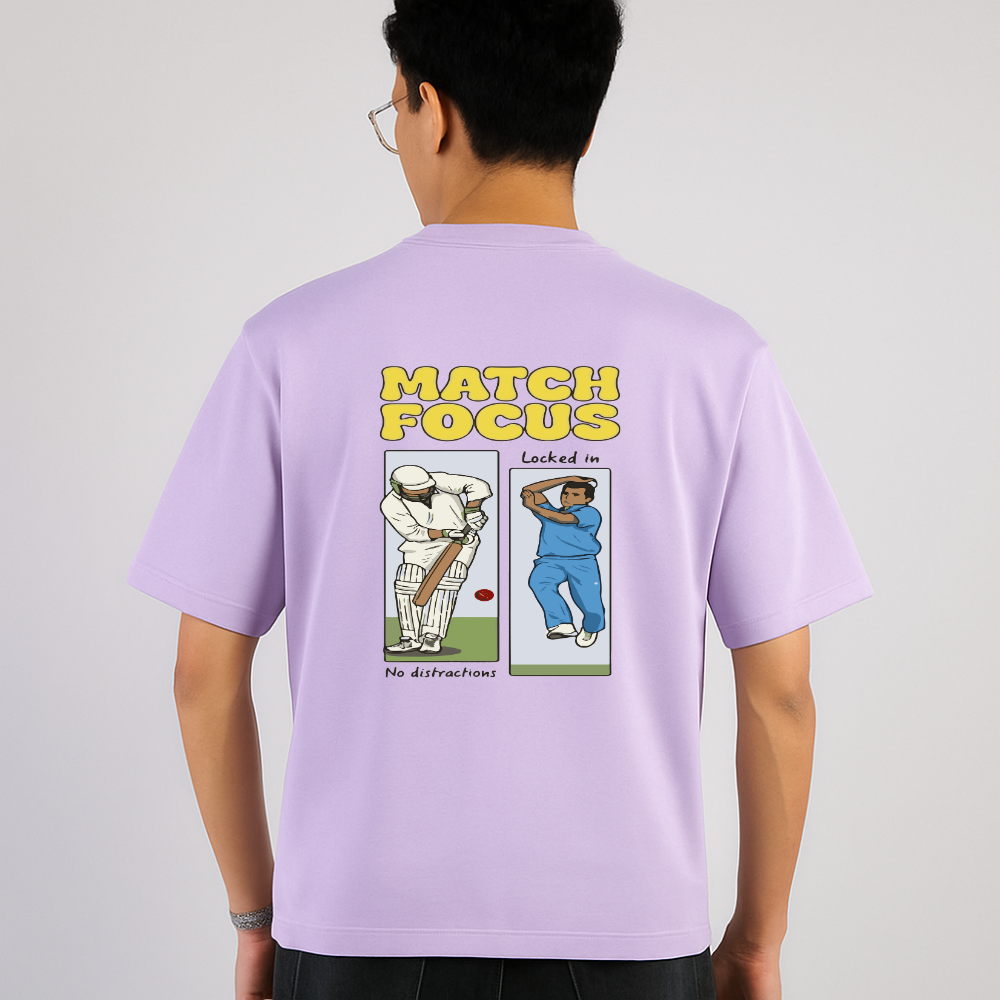 Match focus_oversized back classic tee