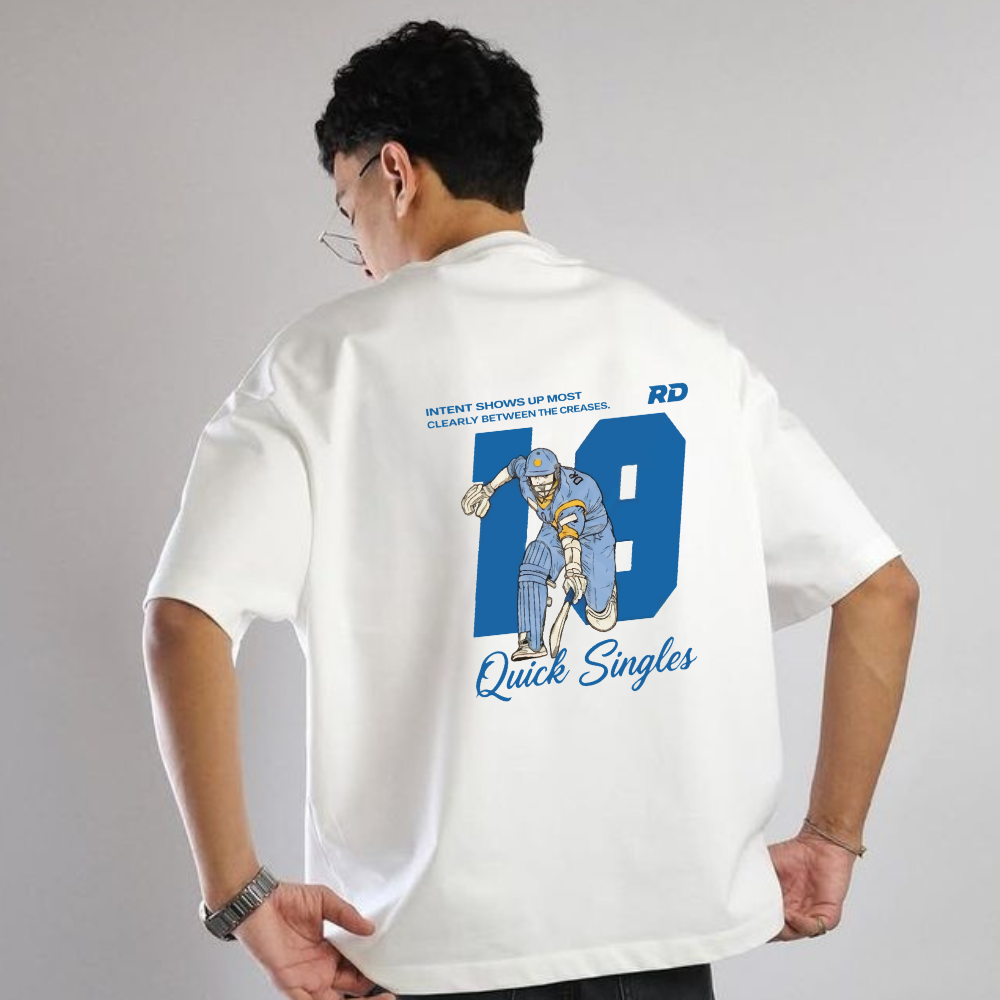 Quick singles_oversized back classic tee