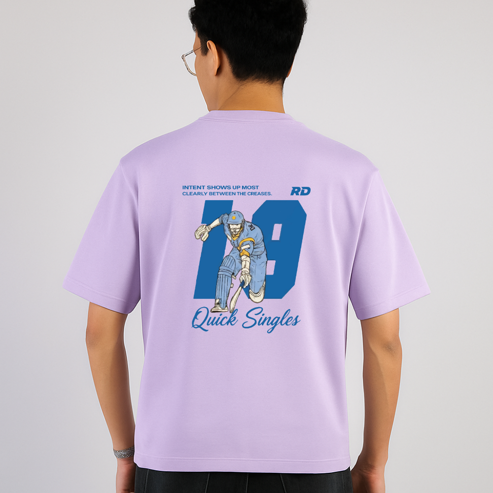 Quick singles_oversized back classic tee