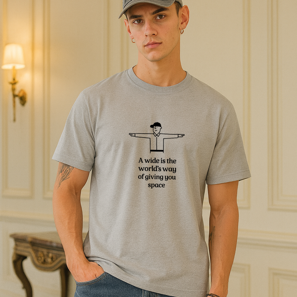 Wide unisex classic tee